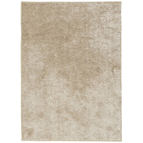 Alfombra pelo largo aspecto brillante ISTAN beige 240x340 cm