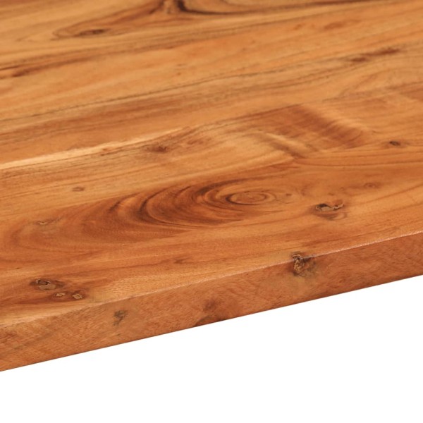 Tablero de mesa ovalado madera maciza de acacia 100x40x3,8 cm