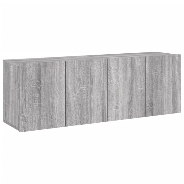 Muebles para TV de pared 2 unidades gris Sonoma 60x30x41 cm