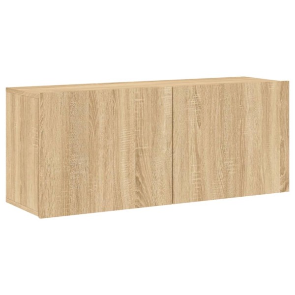 Mueble para TV de pared roble Sonoma 100x30x41 cm