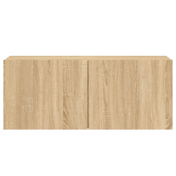 Mueble para TV de pared roble Sonoma 100x30x41 cm