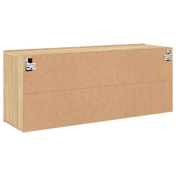 Mueble para TV de pared roble Sonoma 100x30x41 cm