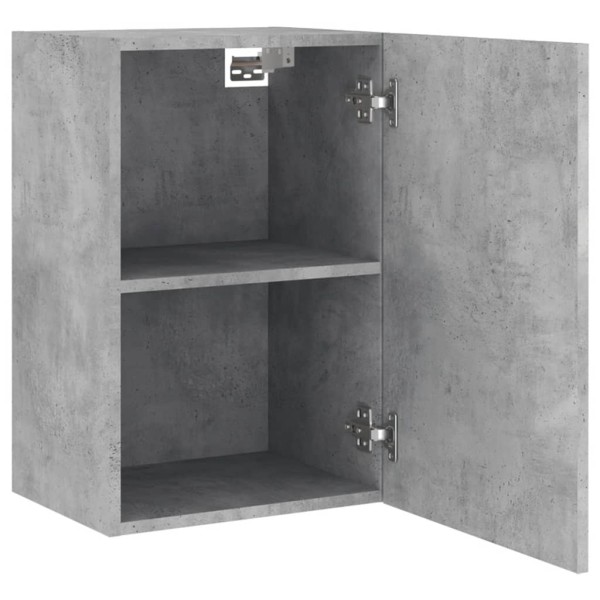 Mueble TV de pared madera ingeniería gris hormigón 40,5x30x60cm