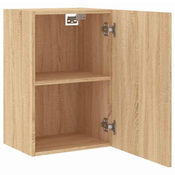 Mueble TV de pared madera ingeniería roble Sonoma 40,5x30x60 cm