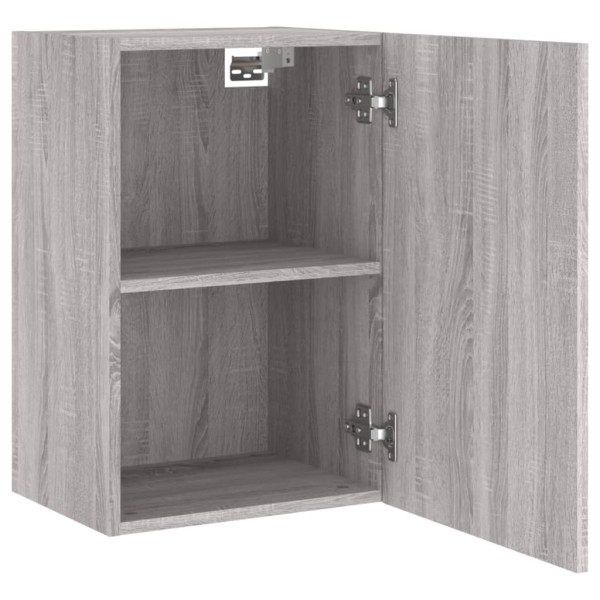 Muebles de TV de pared 2 uds madera gris Sonoma 40,5x30x60 cm