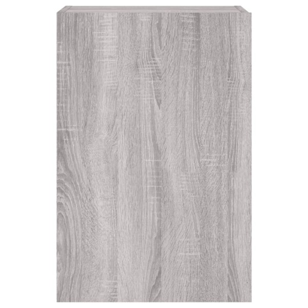 Muebles de TV de pared 2 uds madera gris Sonoma 40,5x30x60 cm