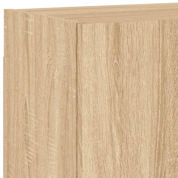 Mueble TV de pared madera ingeniería roble Sonoma 40,5x30x40 cm