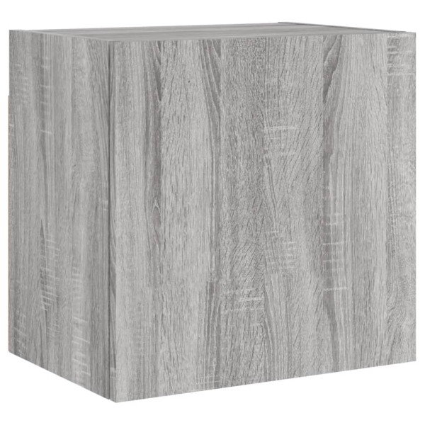 Muebles de TV de pared 5 pzas madera de ingeniería gris Sonoma