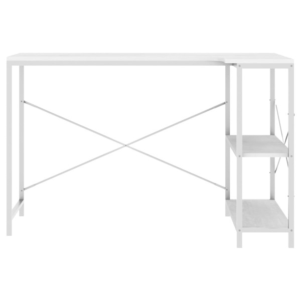 Escritorio de ordenador madera de ingeniería blanco 110x72x70cm