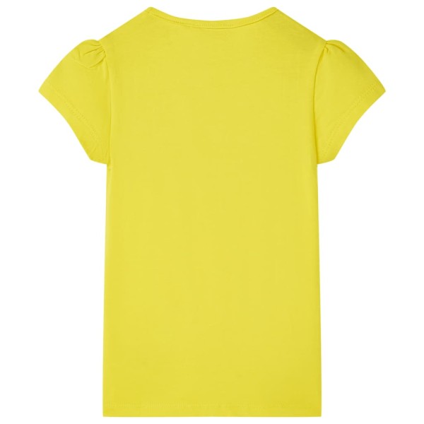 Camiseta de niños amarillo brillante 92