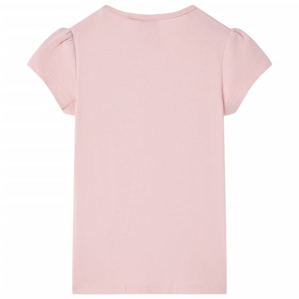 Camiseta de niños rosa claro 128