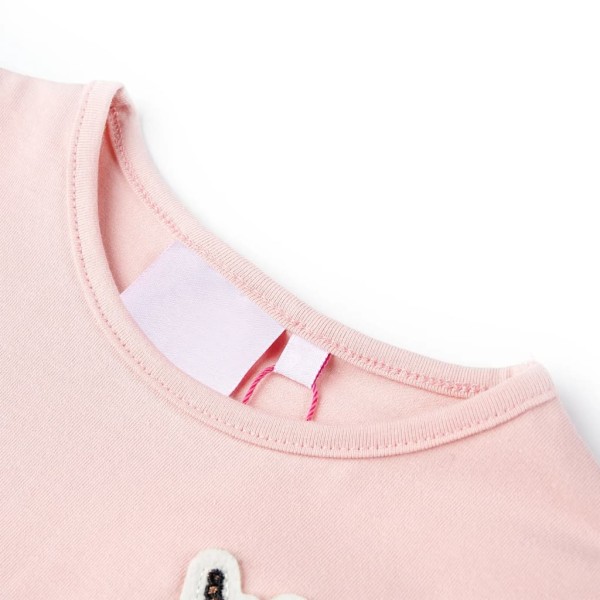 Camiseta de niños rosa claro 128