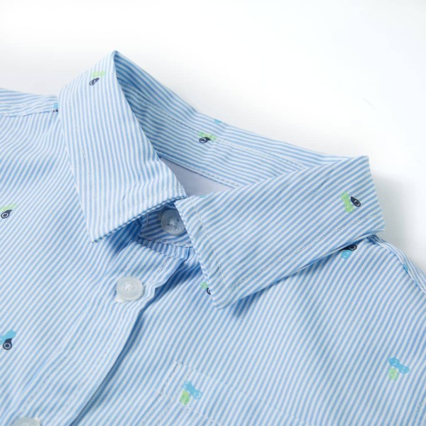 Camisa para niños azul claro 92