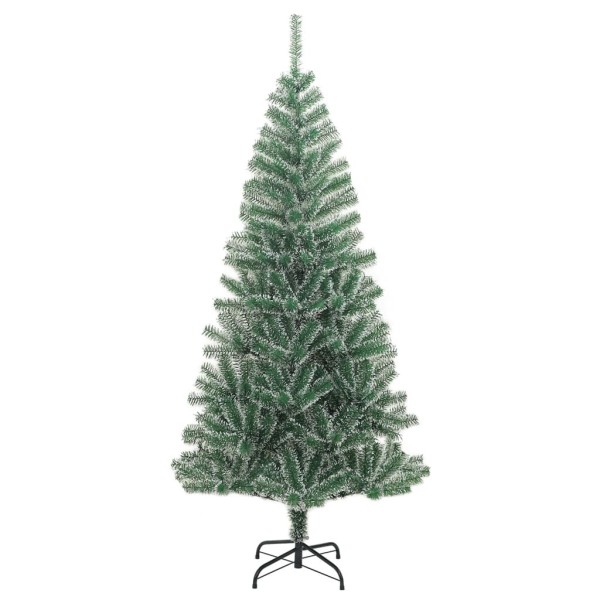 Árbol de Navidad artificial con 300 LED bolas y nieve 180 cm