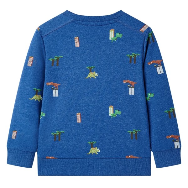 Sudadera para niños azul oscuro mélange 92