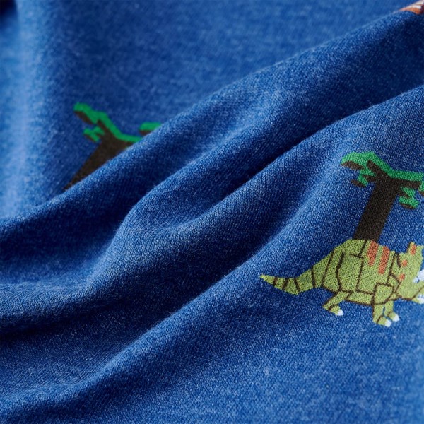 Sudadera para niños azul oscuro mélange 92