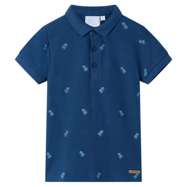 Polo de niños azul oscuro 140