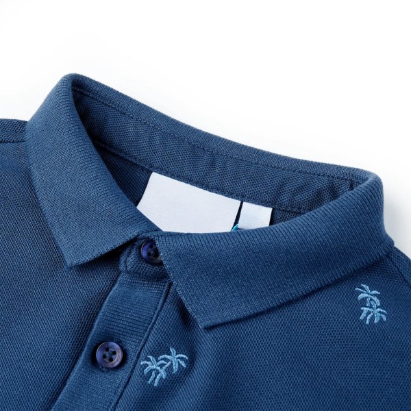 Polo de niños azul oscuro 140