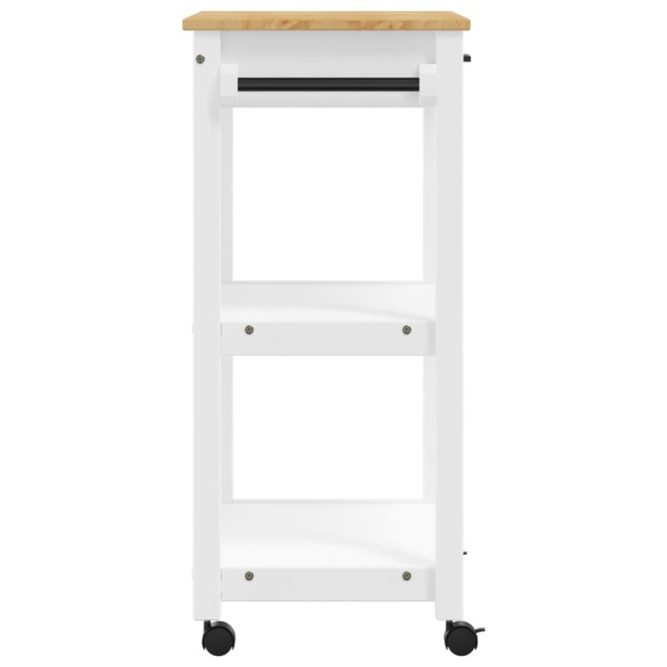 Carrito de cocina MONZA madera maciza de pino 60x40x90 cm