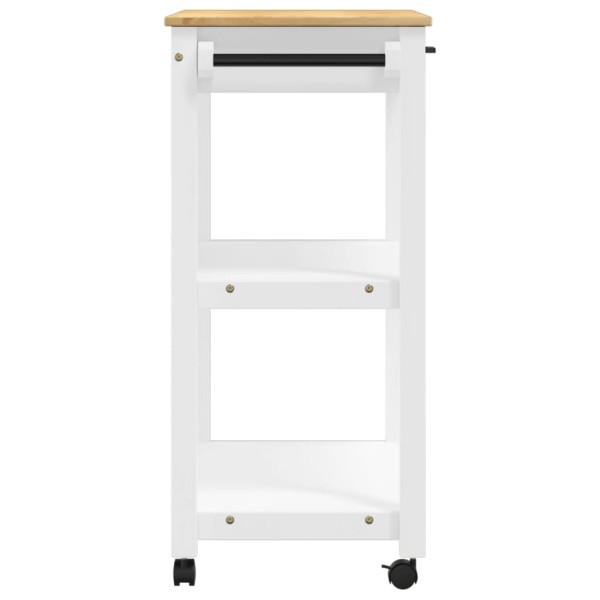 Carrito de cocina MONZA madera maciza de pino 84x40x90 cm