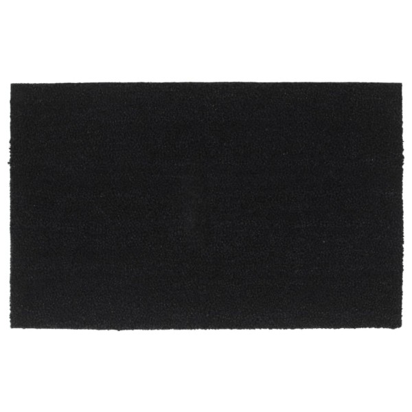 Felpudo de fibra de coco negro 50x80 cm