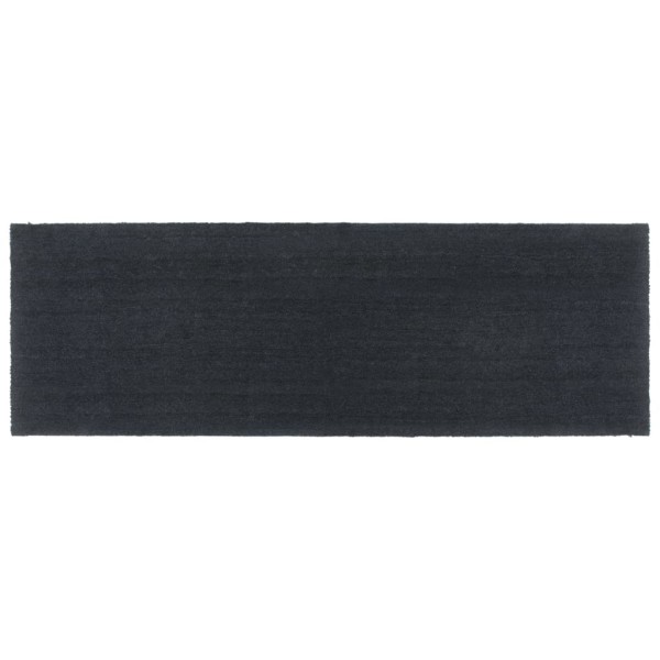 Felpudo de fibra de coco gris oscuro 100x300 cm