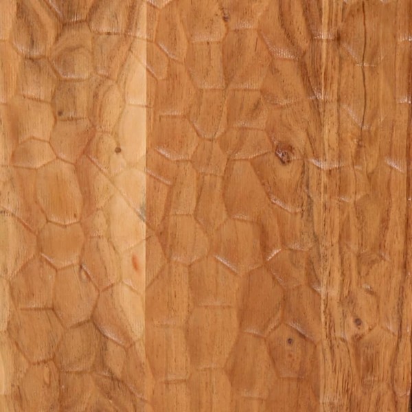 Armario auxiliar madera maciza de acacia 60x33x75 cm