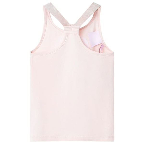 Camiseta de tirantes de niños rosa suave 140