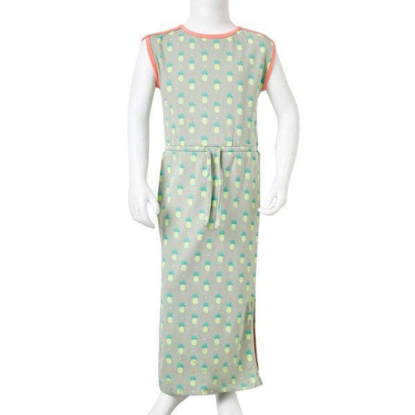 Vestido infantil verde mint viejo 128