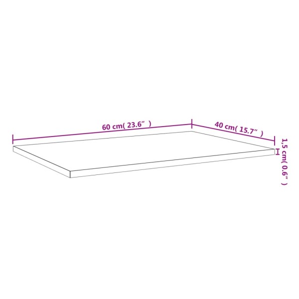 Estantes pared 4 uds madera ingeniería roble humo 60x40x1,5 cm