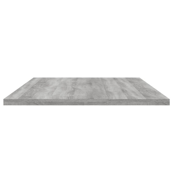 Estantes pared 4 uds madera ingeniería gris Sonoma 100x40x1,5cm