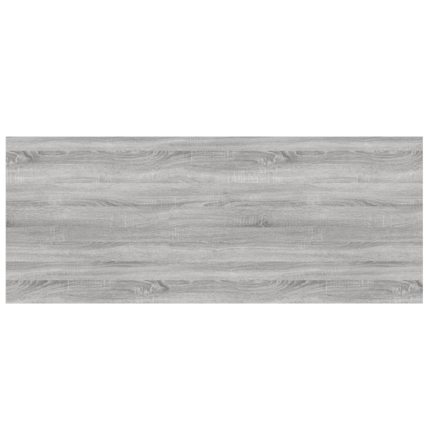 Estantes pared 4 uds madera ingeniería gris Sonoma 100x40x1,5cm