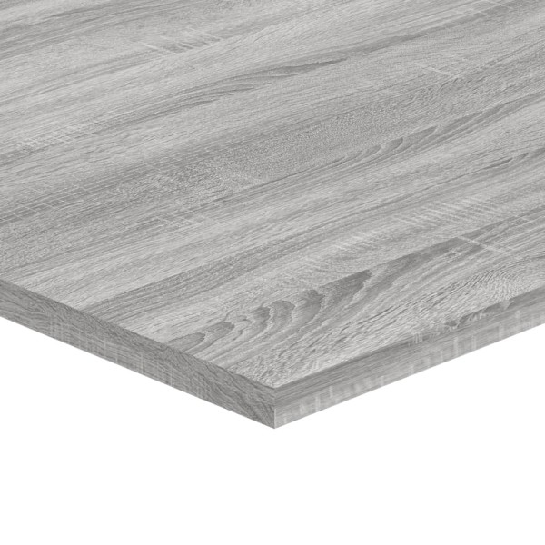 Estantes pared 4 uds madera ingeniería gris Sonoma 100x40x1,5cm