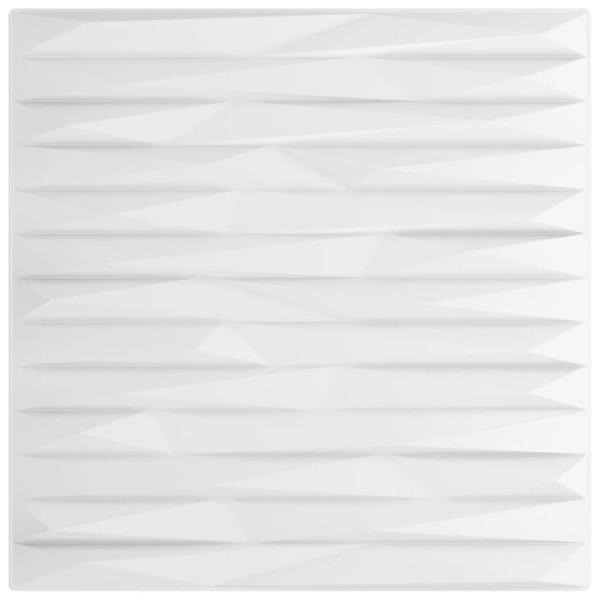 Paneles de pared 48 uds EPS piedra blanco 50x50 cm 12 m²