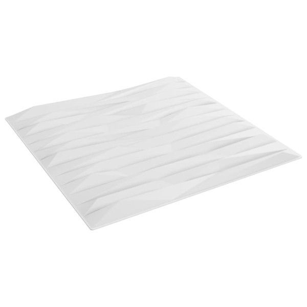 Paneles de pared 48 uds EPS piedra blanco 50x50 cm 12 m²