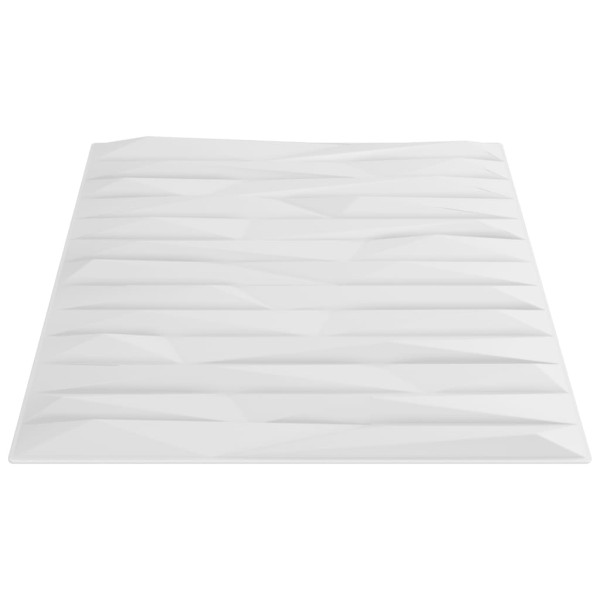 Paneles de pared 48 uds EPS piedra blanco 50x50 cm 12 m²