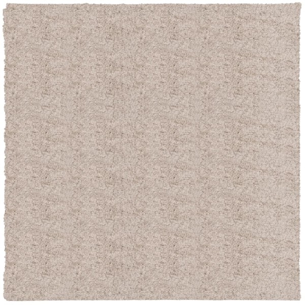 Alfombra peluda de pelo largo moderna PAMPLONA beige 200x200 cm