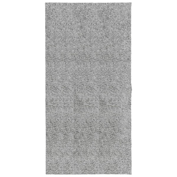 Alfombra peluda de pelo largo moderna PAMPLONA gris 100x200 cm