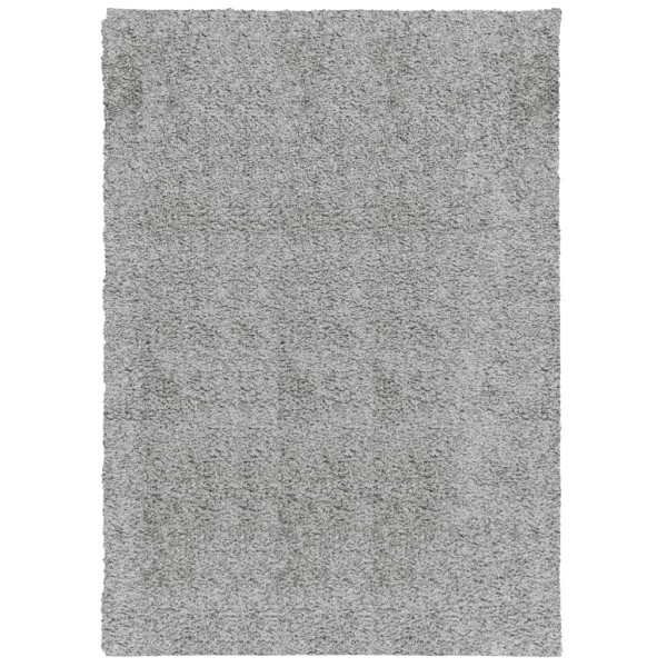 Alfombra peluda de pelo largo moderna PAMPLONA gris 120x170 cm