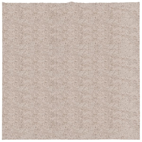 Alfombra peluda de pelo largo moderna PAMPLONA beige 160x160 cm