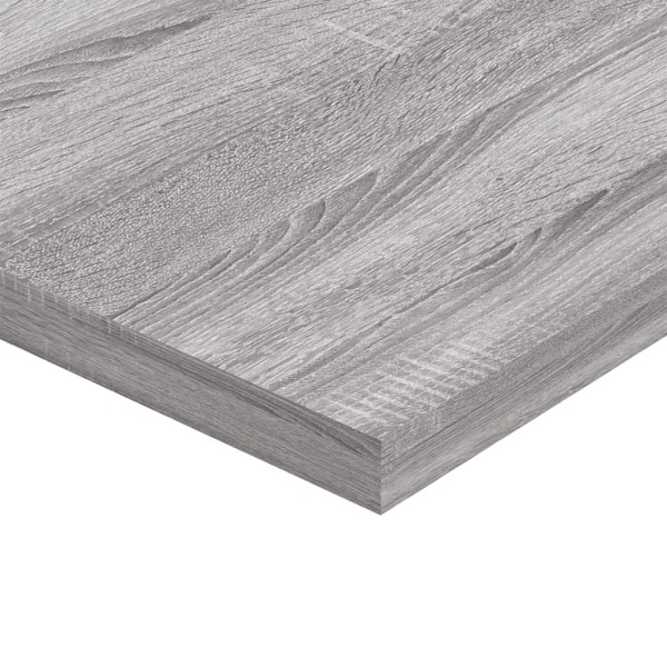 Estantes pared 4 uds madera ingeniería gris Sonoma 80x30x1,5 cm