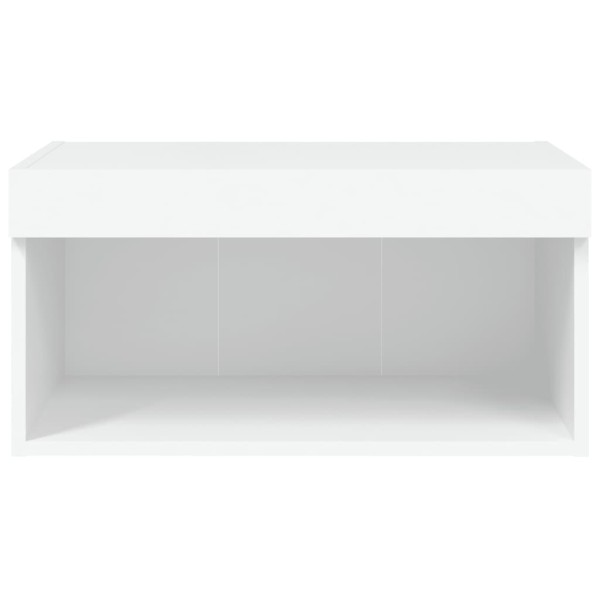 Mueble para TV con luces LED blanco 60x30x30 cm