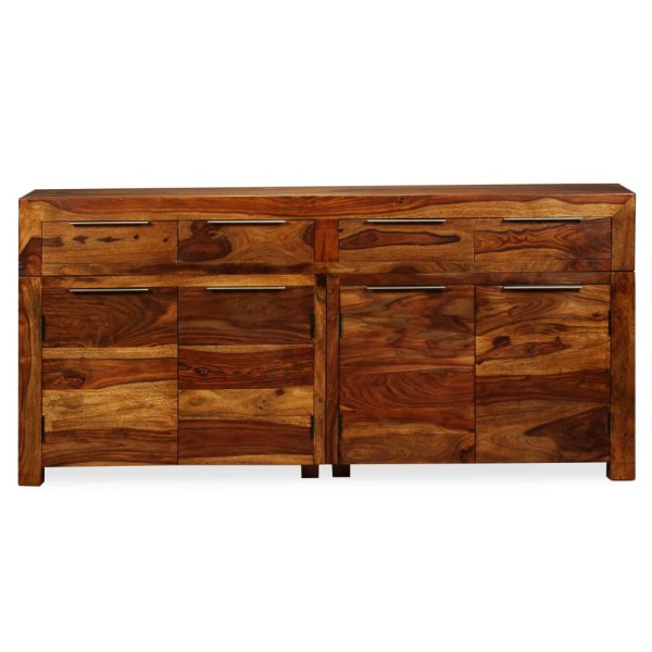 Aparador de madera maciza de sheesham 160x35x75 cm