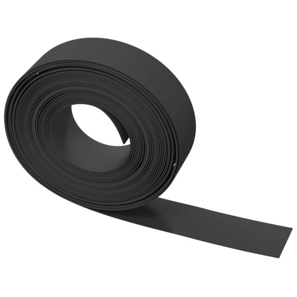 Borduras de jardín 4 uds polietileno negro 10 m 15 cm