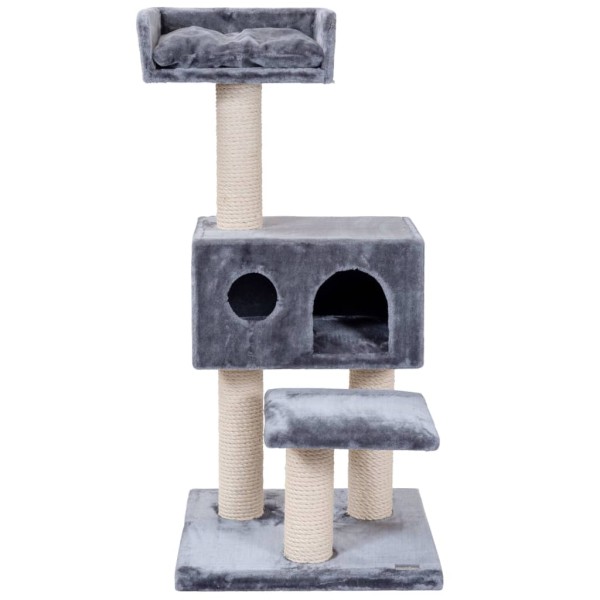 Quapas! Árbol rascador para gatos Comfort gris 56x56x124 cm