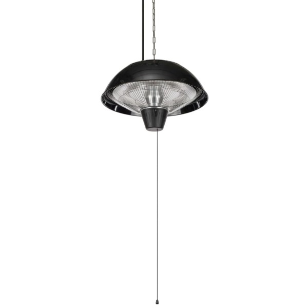 Tristar Calefactor de patio colgante KA-5273 halógeno negro