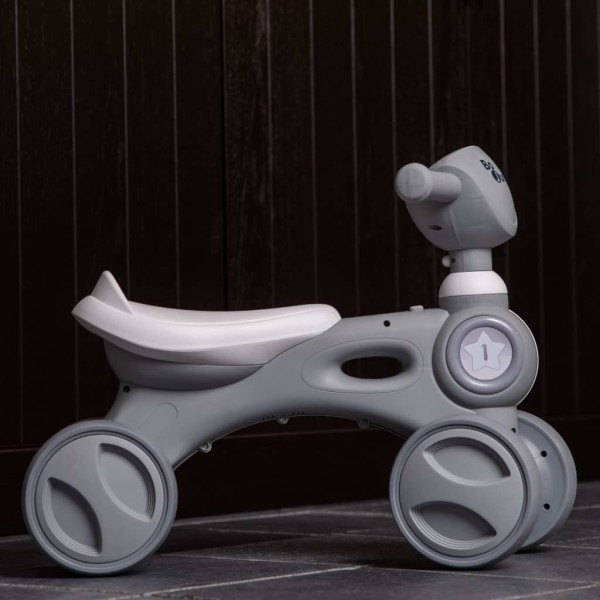 Bo Jungle Correpasillos para bebés Jumpy B-Bike gris