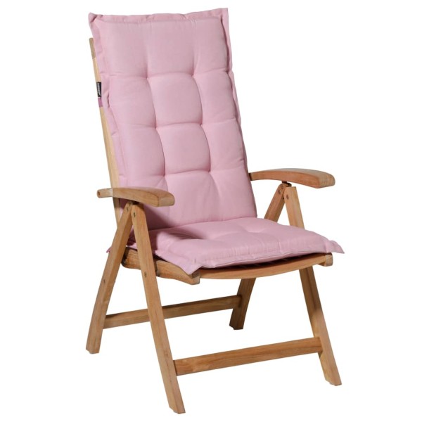 Madison Cojín de silla con respaldo alto Panama 123x50cm rosa