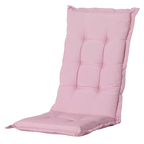 Madison Cojín de silla con respaldo alto Panama 123x50cm rosa