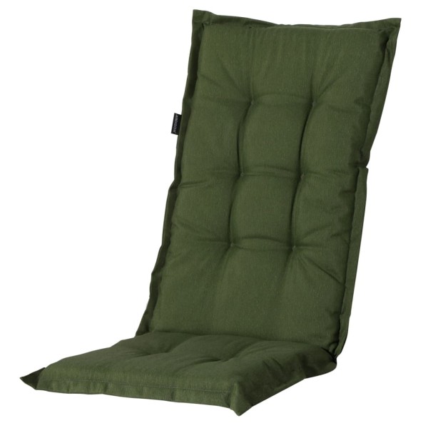 Madison Cojín de silla con respaldo alto Panama 123x50cm verde